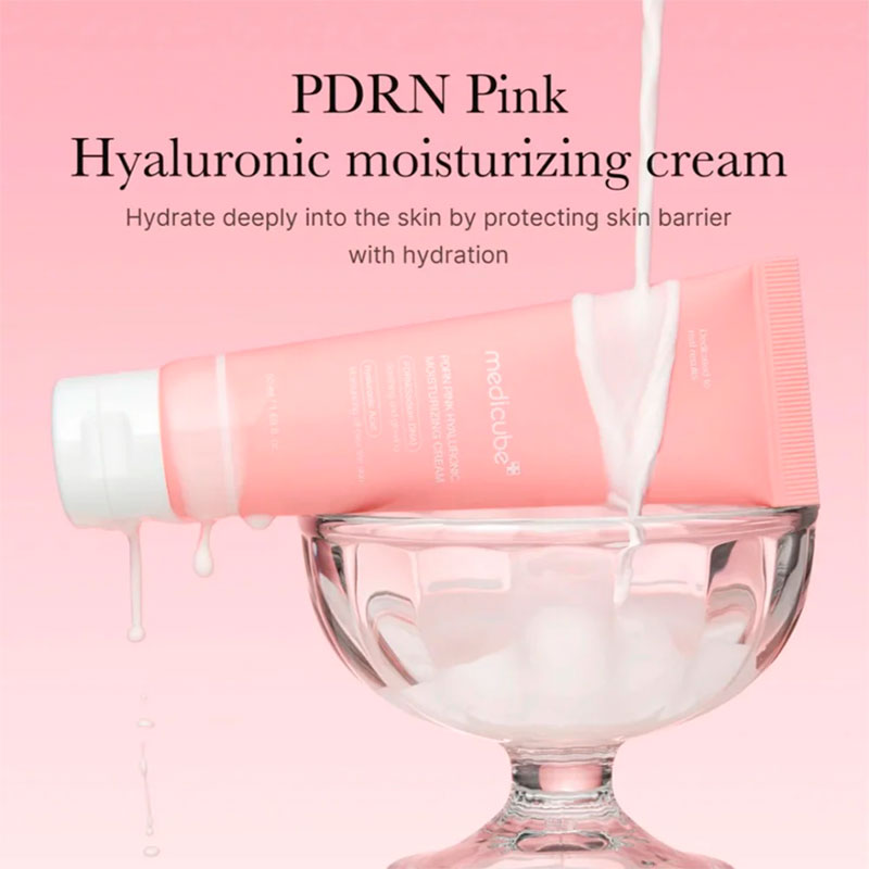 Medicube PDRN Pink Hyaluronic Moisturizing Cream~"Deeply hydrates and restore skin with PDRN and hyaluronic acid"