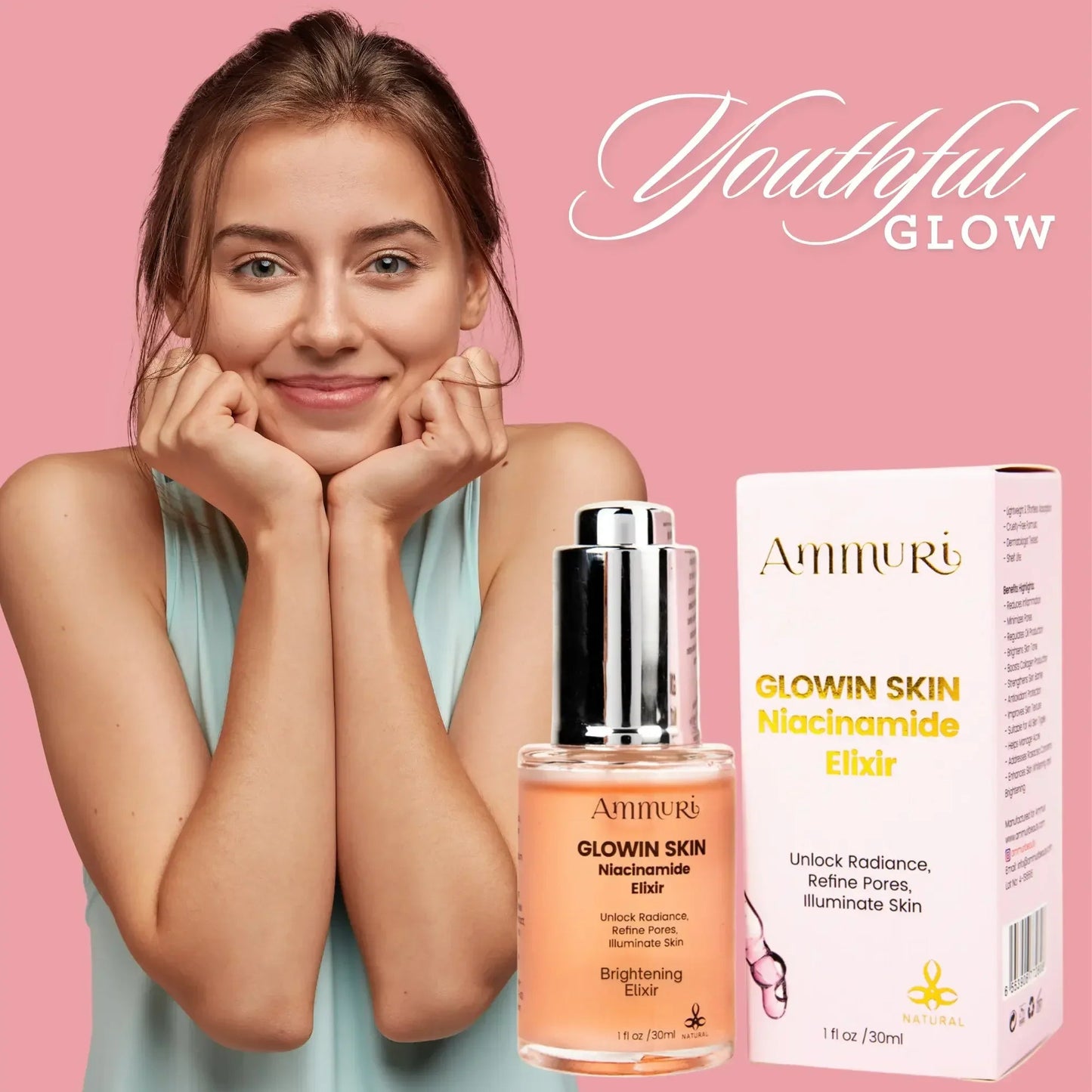 AmmuRi Niacinamide Glow Elixir – Brightening Face Serum-3