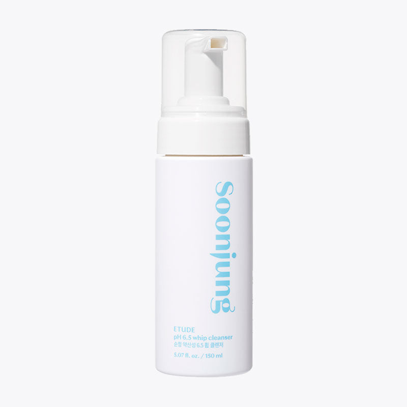 Etude House Soonjung pH 6.5 Whip Cleanser~"Gentle, hydrating foam that cleanses without stripping"