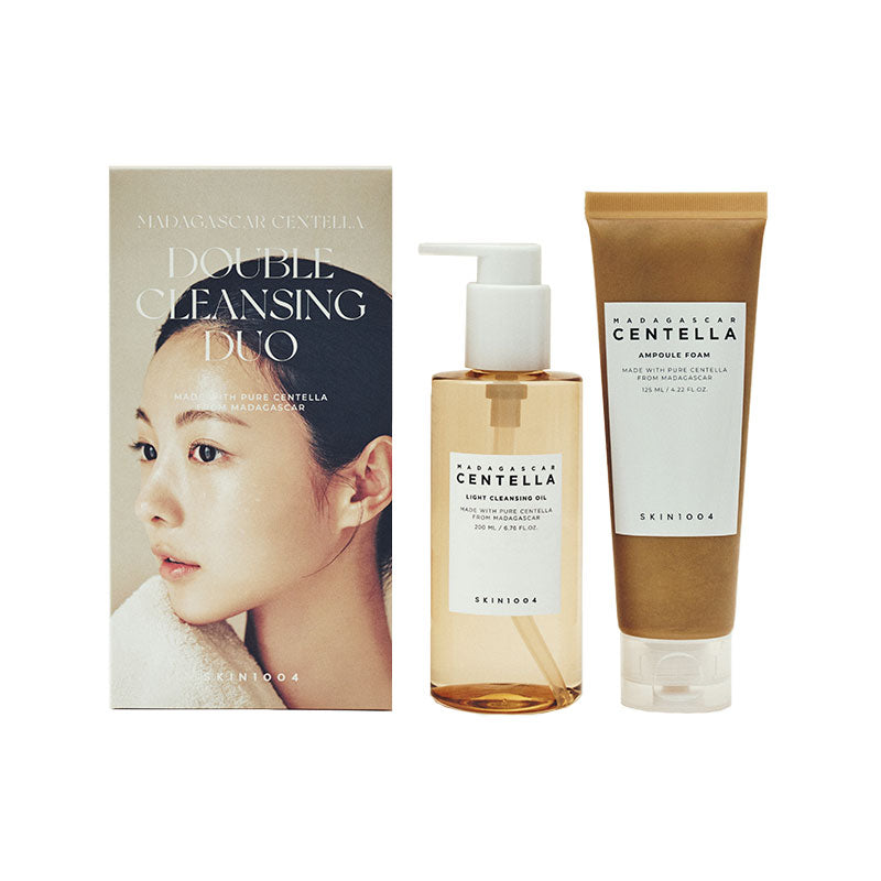 SKIN1004 Madagascar Centella Double Cleansing Duo~"perfect for a thorough two-step cleanse, removing makeup, sunscreen, and impurities"